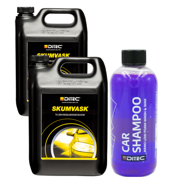 2 x 5L Skumvask og Car Shampoo